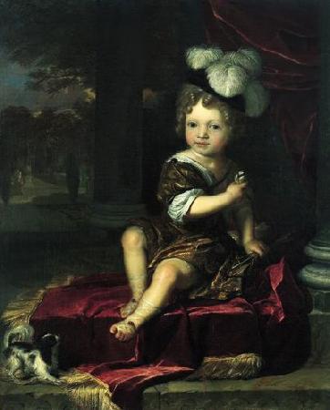 Carel de Moor Portrait of a child with a tit oil painting picture
